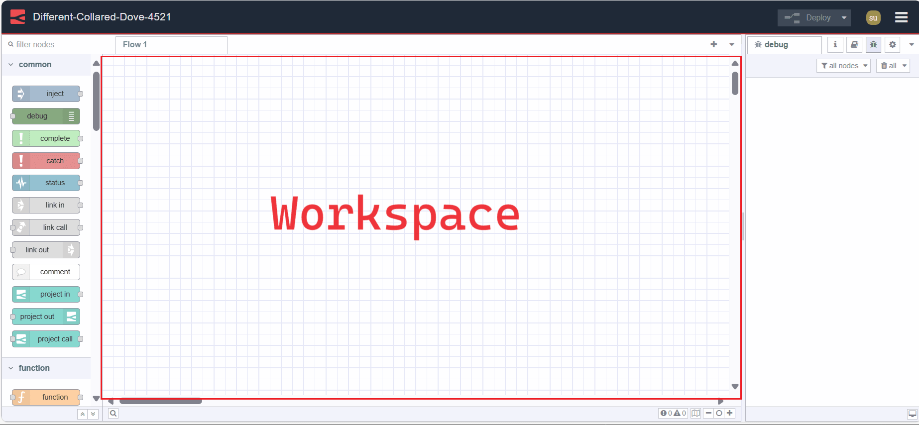 Image displaying workspace Image displaying workspace